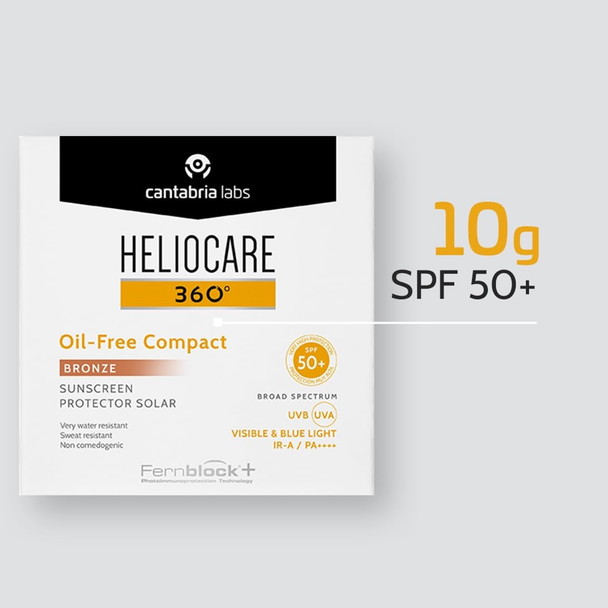 Heliocare 360 Compact Oil-Free SPF50+ Bronze 10g