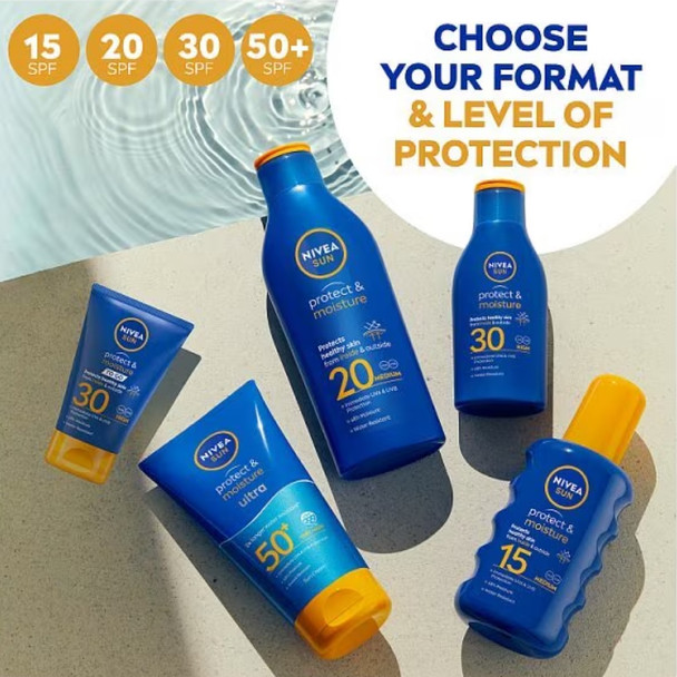 Nivea Sun Lotion Protect & Moisture SPF50+ 200 ml