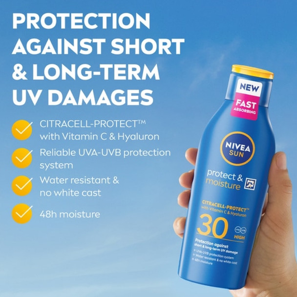 Nivea Sun Lotion Protect & Moisture FP30 400 ml