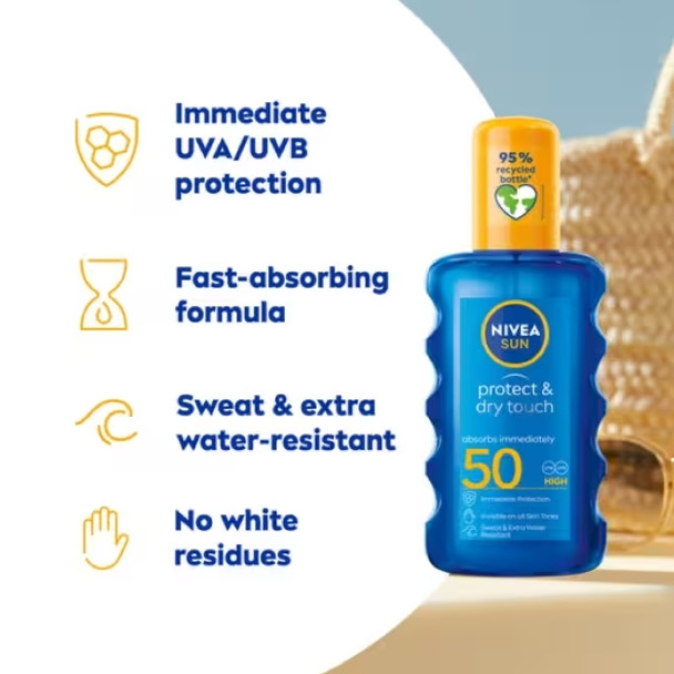 Nivea Sun Spray Protect & Dry Touch FP50 200ml