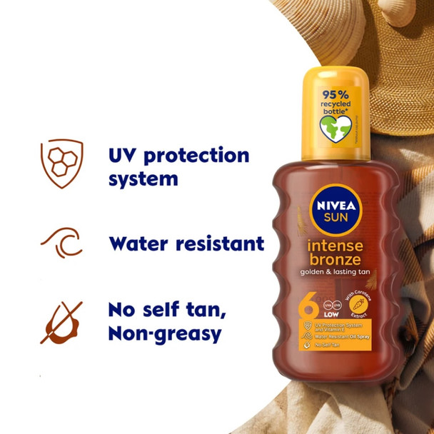 Nivea Sun Carrot Oil Spray SPF6 200 ml