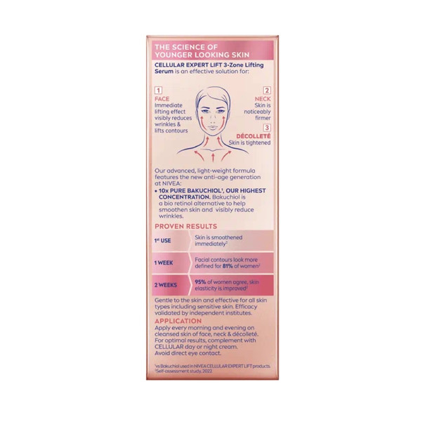 Nivea Cellular Expert Lift Serum 3 Zones 30 ml