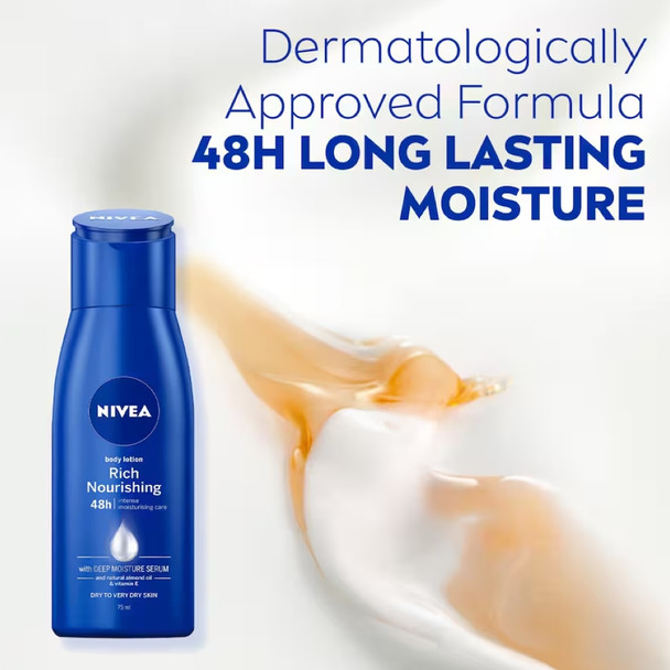 Nivea Body Milk Nourishing Mini 75 ml