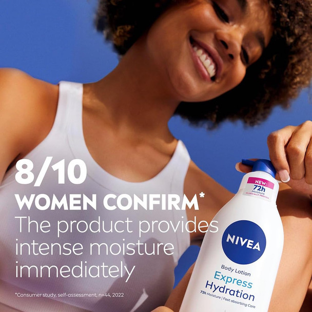Nivea Express Moisturizing Body Lotion with Dispenser 400 ml