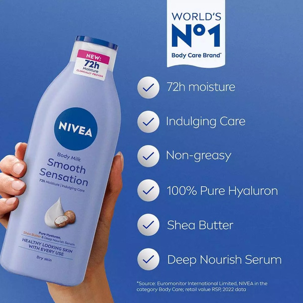 Nivea Smooth Milk 250 ml