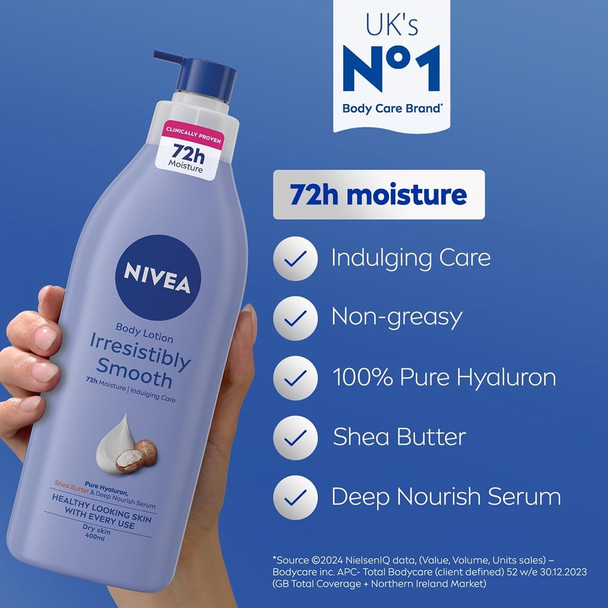 Nivea Smooth Milk with Dispenser 400 ml