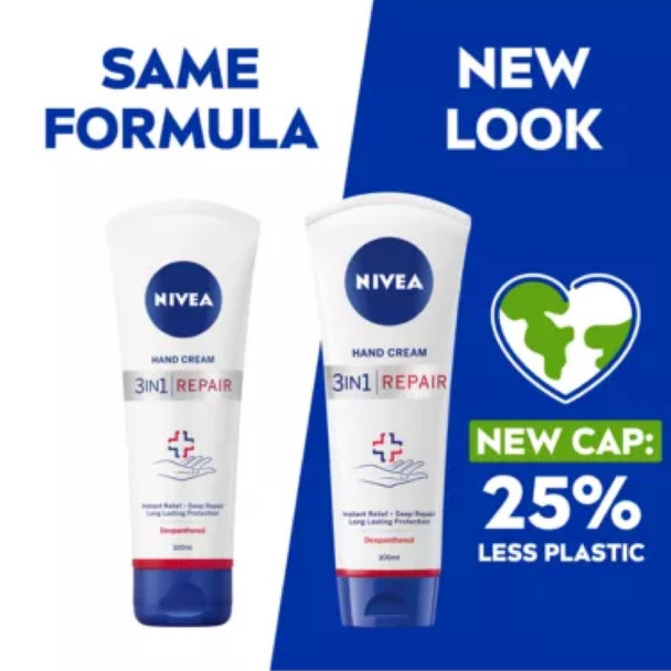 Nivea 3 in 1 Repairing Hand Cream 75 ml
