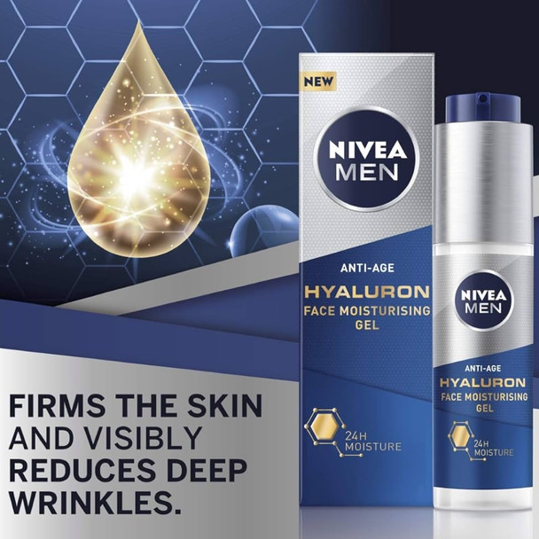 Nivea Men Active Age Hyaluron Moisturizing Gel 50 ml