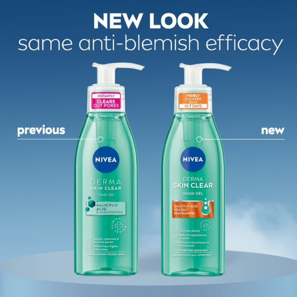 Nivea Derma Skin Clear Cleansing Gel 150 ml