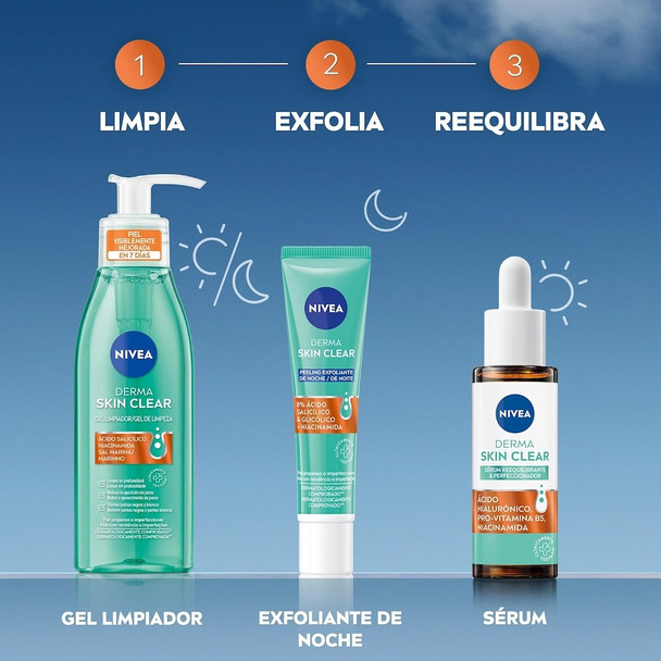 Nivea Derma Skin Peeling Night Exfoliant 40 ml