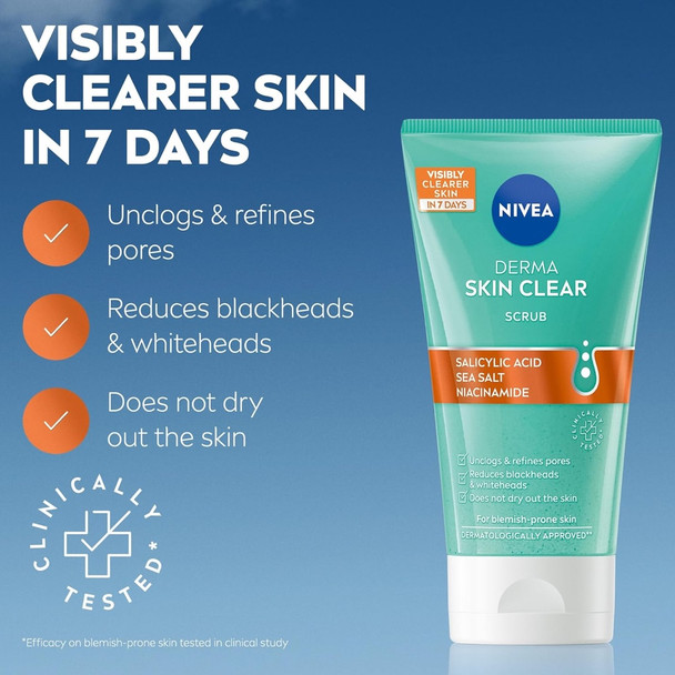 Nivea Derma Skin Anti-Imperfection Scrub 150 ml