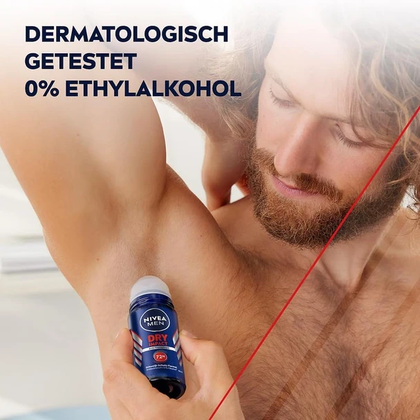 Nivea Men Dry Impact Roll-On Deodorant 50 ml
