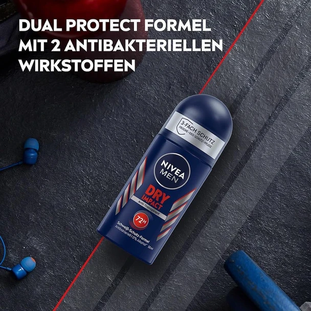 Nivea Men Dry Impact Roll-On Deodorant 50 ml