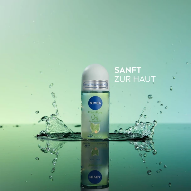 Nivea Fresh Pure 0% Aluminum Roll-On Deodorant 50 ml