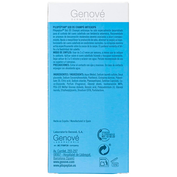 Genové Pilopeptan Seb DS Shampoo 150ml