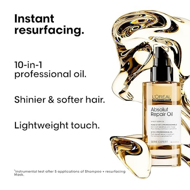 L'Oréal Professionnel Absolut Repair 10 in 1 Leave-In Oil 90ml