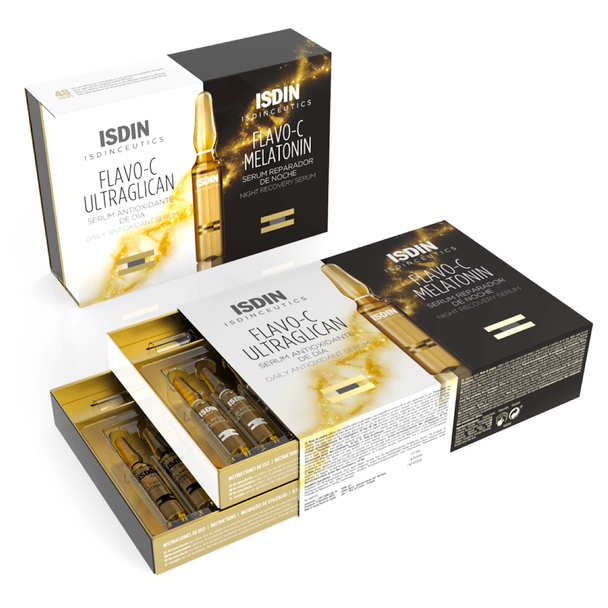 Isdinceutics Flavo-C Pack 10 Ultraglican 10 Melatonin Ampoules