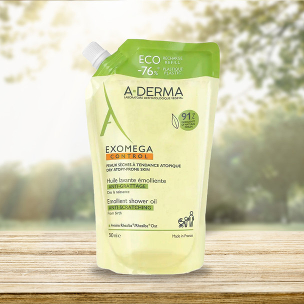A-Derma Exomega Control Shower Oil Refill 500ml
