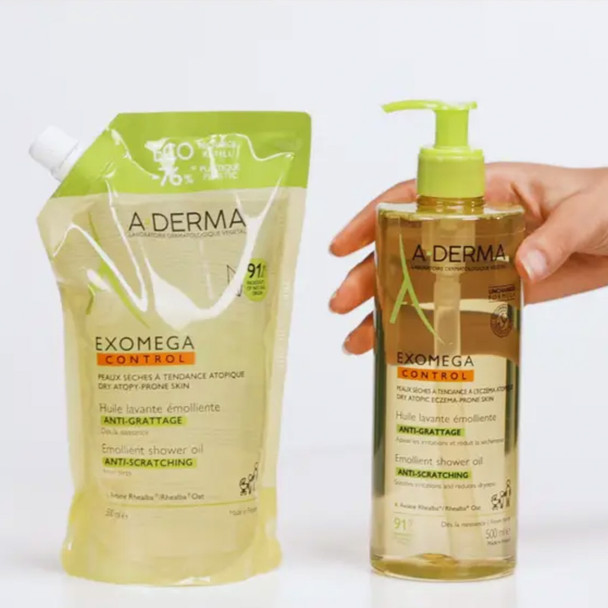 A-Derma Exomega Control Shower Oil Refill 500ml