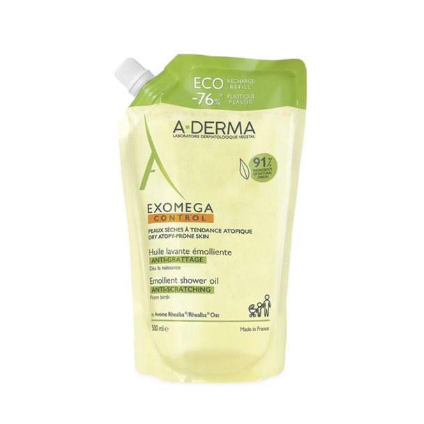 A-Derma Exomega Control Shower Oil Refill 500ml