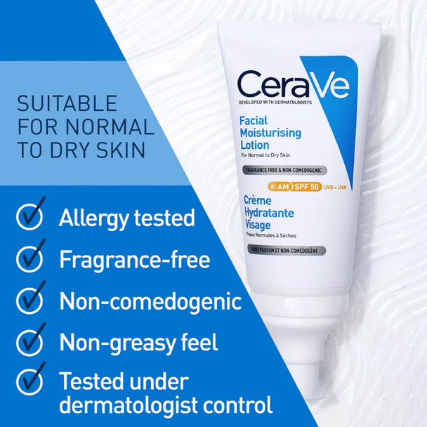CeraVe Facial Moisturizing Lotion SPF50 52ml