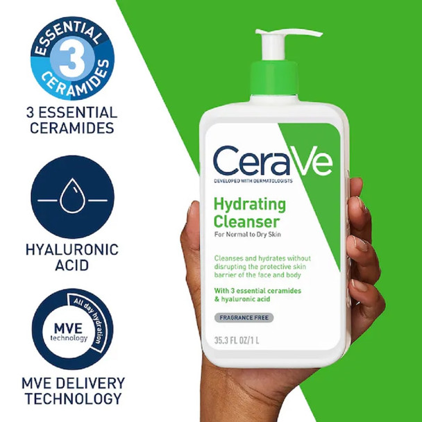 CeraVe Hydrating Cleanser Facial 1000ml