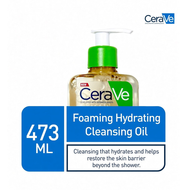 Cerave Hydrant Foaming Oil Cleaner 473ml