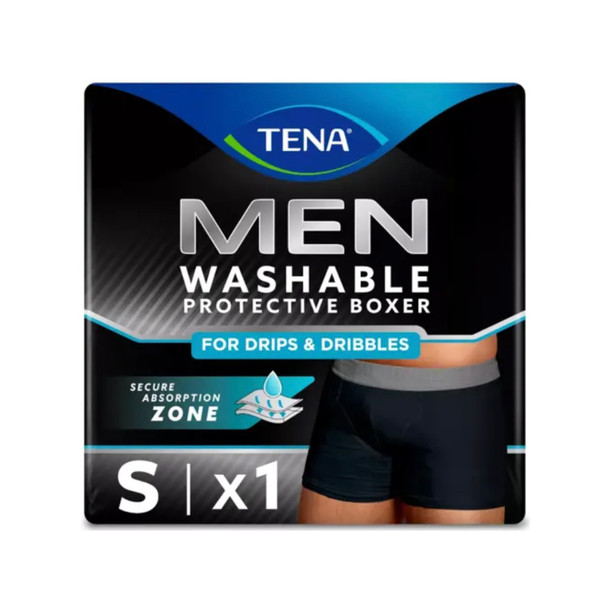 Tena Men Black Boxer Size S 1unit