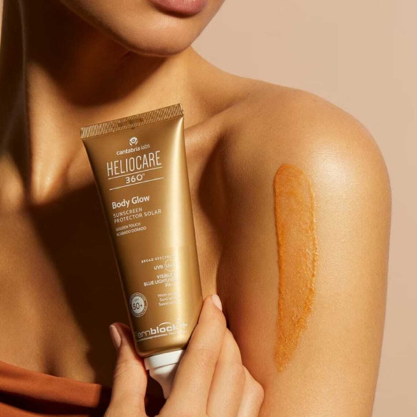 Heliocare 360 Body Glow Sunscreen SPF50+ 100ml