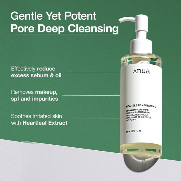 Anua Heartleaf Pore Control Cleansing Oil 200 ml