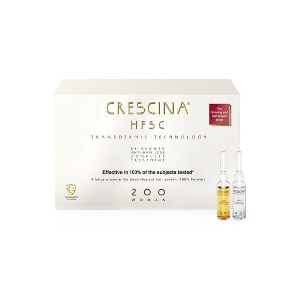 Crescina Transdermic HFSC Complete Treatment 200 Women 20 Ampoules 3.5 ml
