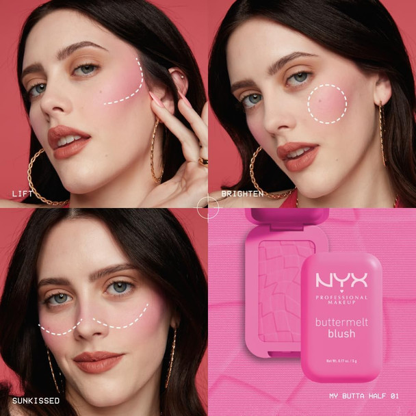 NYX Buttermelt Blush My Butta Half 5g