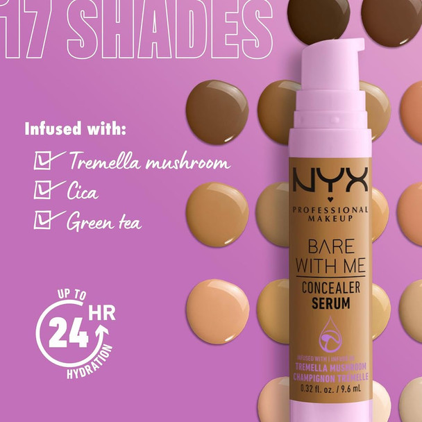 NYX Bare With Me Concealer Serum Beige 9.6 ml