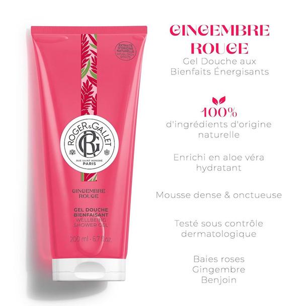 Roger & Gallet Gingembre Rouge Wellness Shower Gel 200 ml