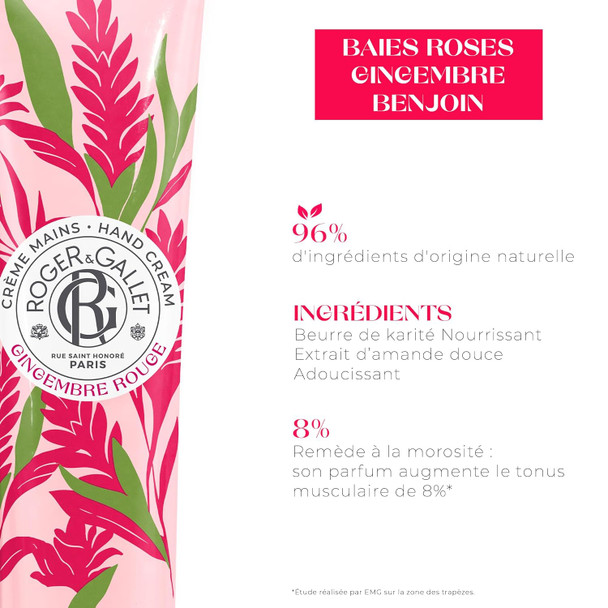 Roger & Gallet Gingembre Rouge Wellbeing Hand Cream 30 ml