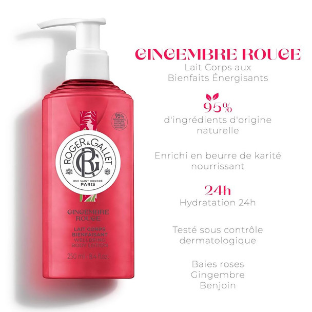 Roger & Gallet Gingembre Rouge Wellbeing Body Lotion 250 ml