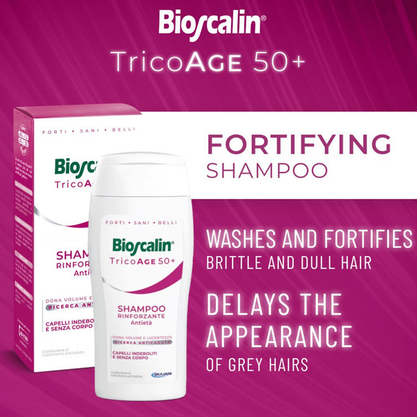 Bioscalin Tricoage 50+ Shampoo Fortifying 400 ml