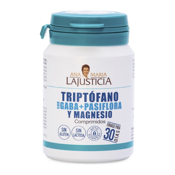 Ana Maria Lajusticia Triptophan with GABA, Passionflower & Magnesium 60 tabs