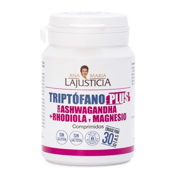 Ana Maria Lajusticia Triptophan Plus with Ashwagandha, Rhodiola & Magnesium 60 tabs