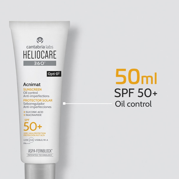 Heliocare 360º Acnimat SPF 50+ 50 ml