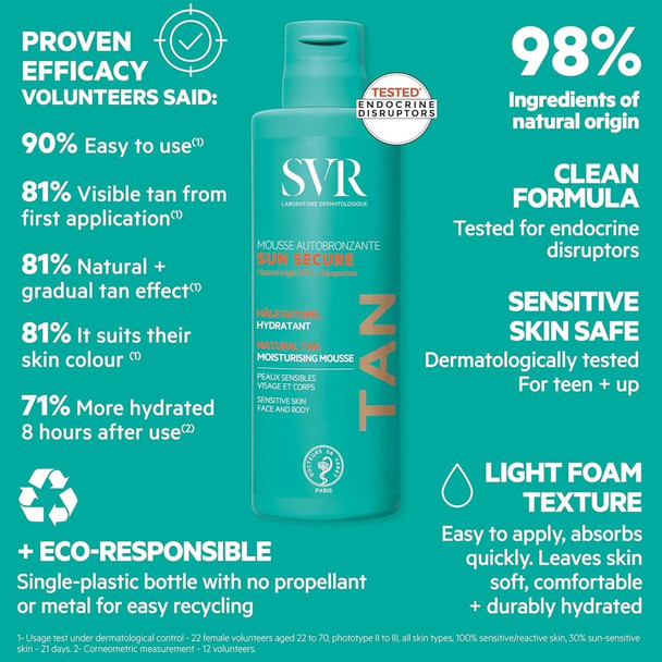 SVR Sun Secure Self-Tanning Mousse 150 ml