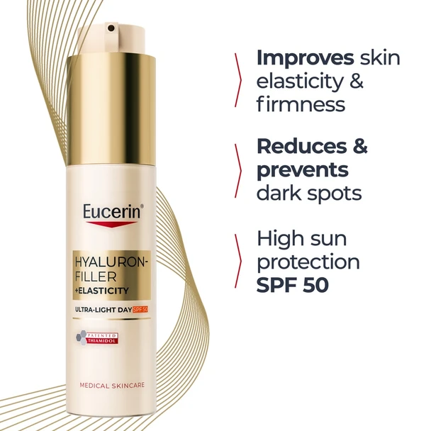 Eucerin Hyaluron-Filler + Elasticity Ultra-Light Day Cream SPF50 50 ml