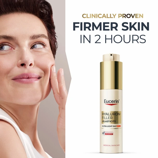 Eucerin Hyaluron-Filler + Elasticity Ultra-Light Day Cream SPF50 50 ml