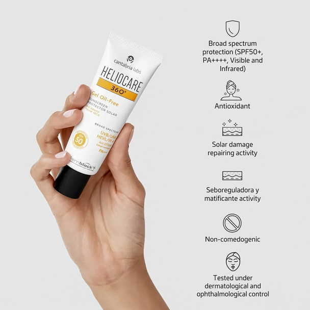 Heliocare 360 Gel Oil-free SPF 50 Dry Touch 50ml