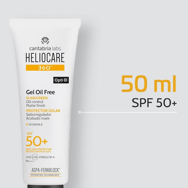 Heliocare 360 Gel Oil-free SPF 50 Dry Touch 50ml