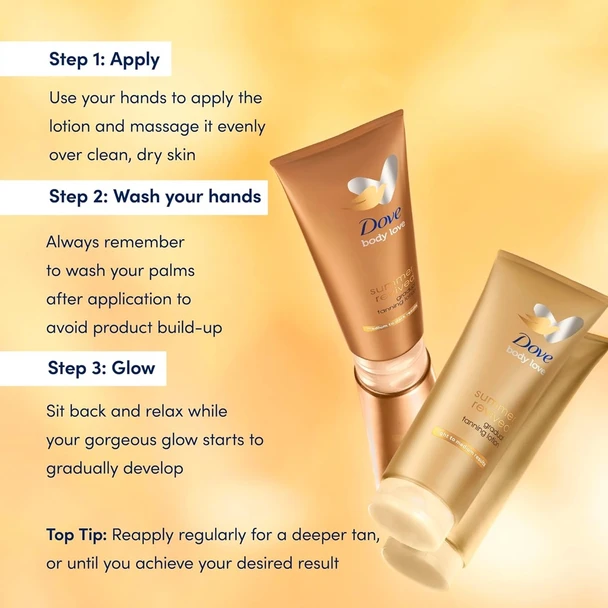 Dove Self-Tanning Body Lotion Light to Medium 200 ml