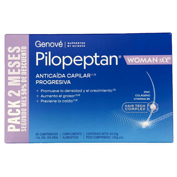 Pack  Genové Pilopeptan Woman 5 Alpha R