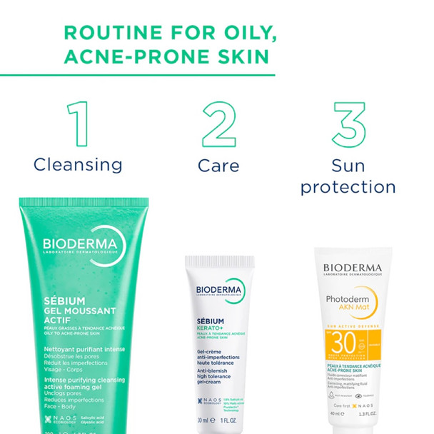 Bioderma Sébium Gel Moussant Actif 200 ml