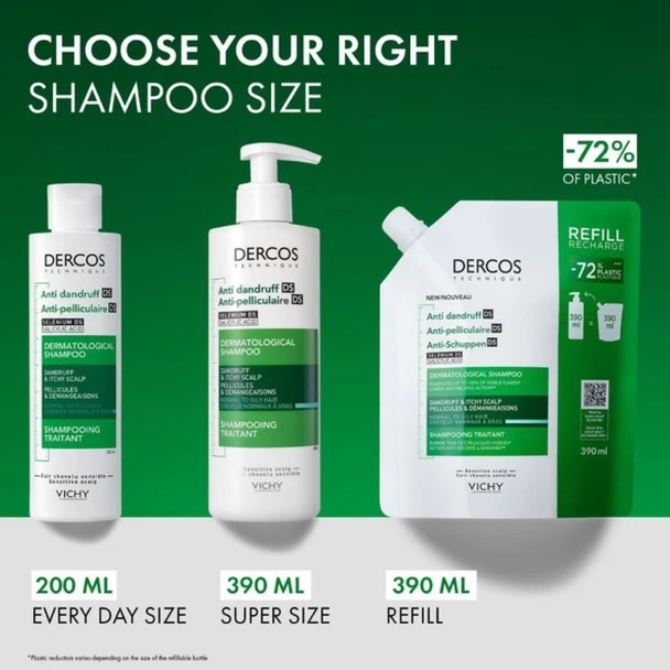 Vichy Dercos Technique Anti-Dandruff Shampoo 200 ml