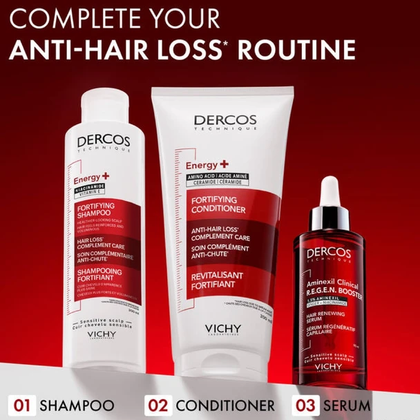 Vichy Dercos Energy+ Stimulating Shampoo 200 ml
